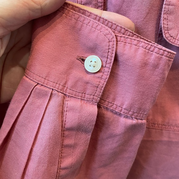 LOFT - Size Large pink blouse with buttons. Classic styling. Rarely worn. - Picture 4 of 4